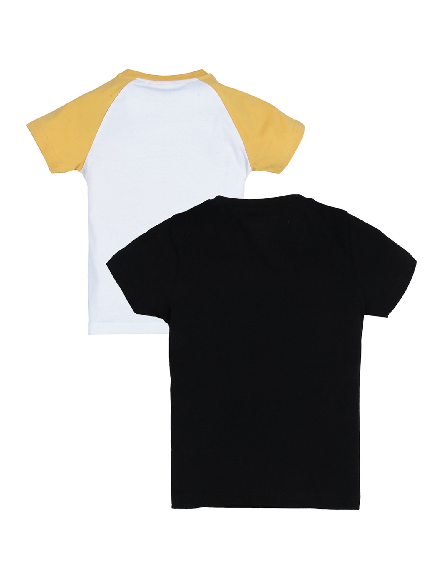 Plum Tree Kids Multicolor Printed T-Shirt (Pack Of 2)