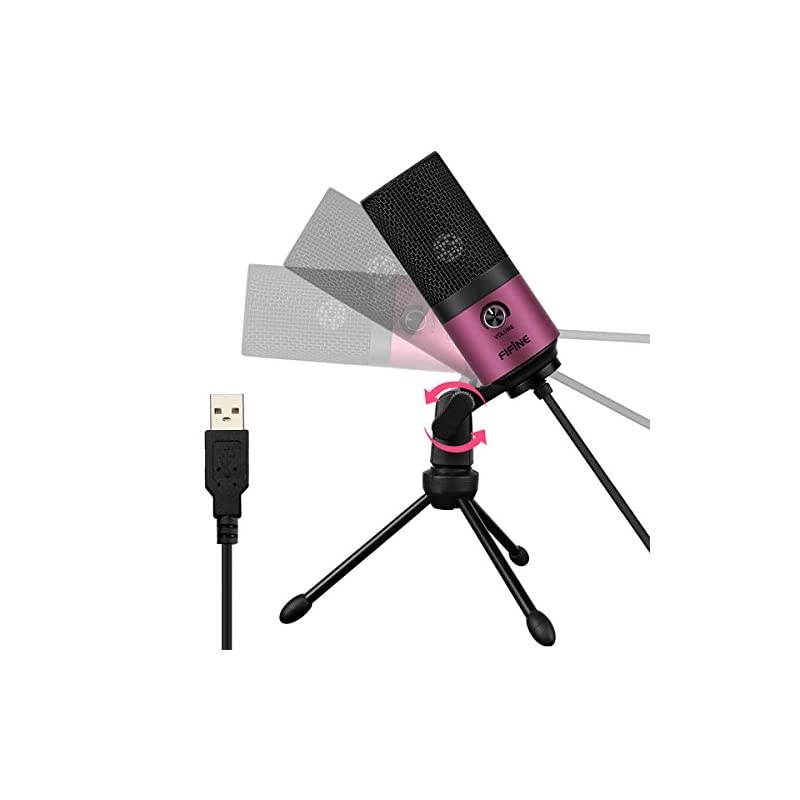 USB Podcast Condenser Microphone Recording On Laptop No Need Sound Card Interface and Phantom PowerK669