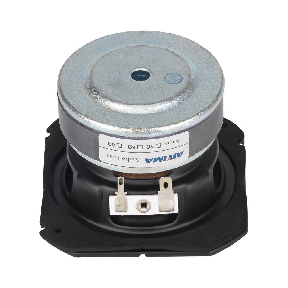 1Pcs 3.5 Mid-woofer Speaker Rubber Edge Long Stroke Bass Audio Speaker 2 Ohm 30W HiFi Home Theater Loudspeaker