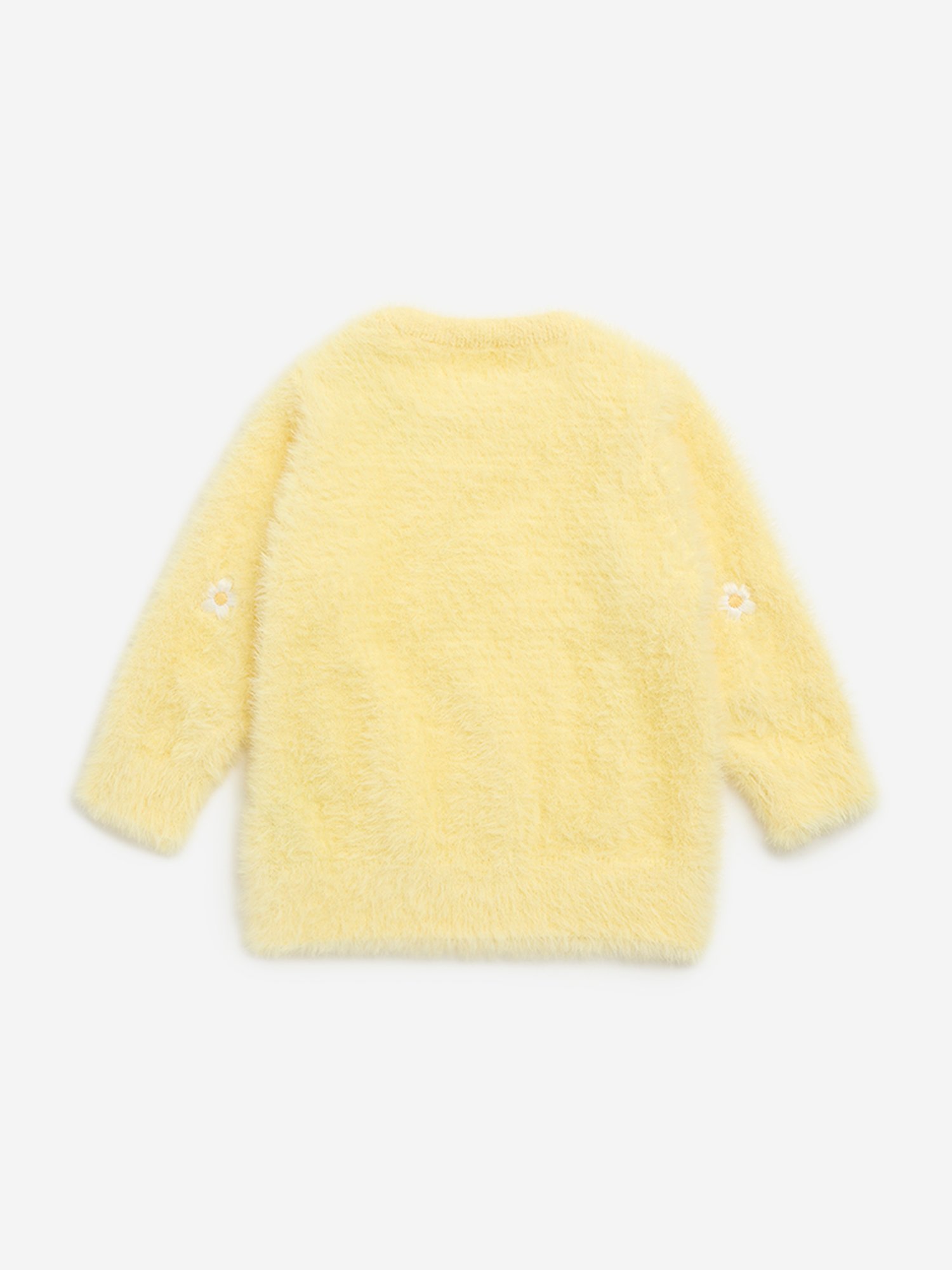 Pantaloons Baby Brown Cotton Printed Full Sleeves Sweater