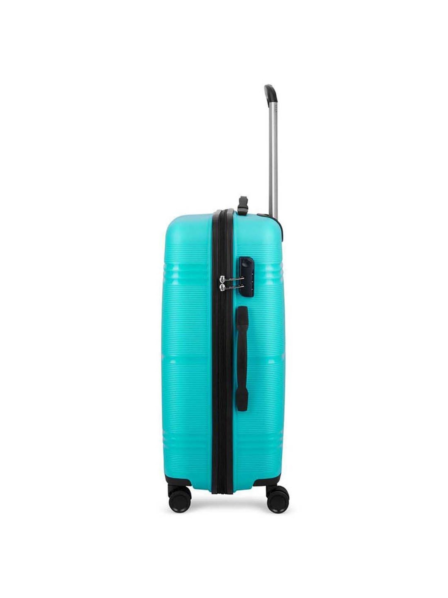 Skybags Paratrip Turquoise Textured Hard Medium Trolley Bag - 48 cm