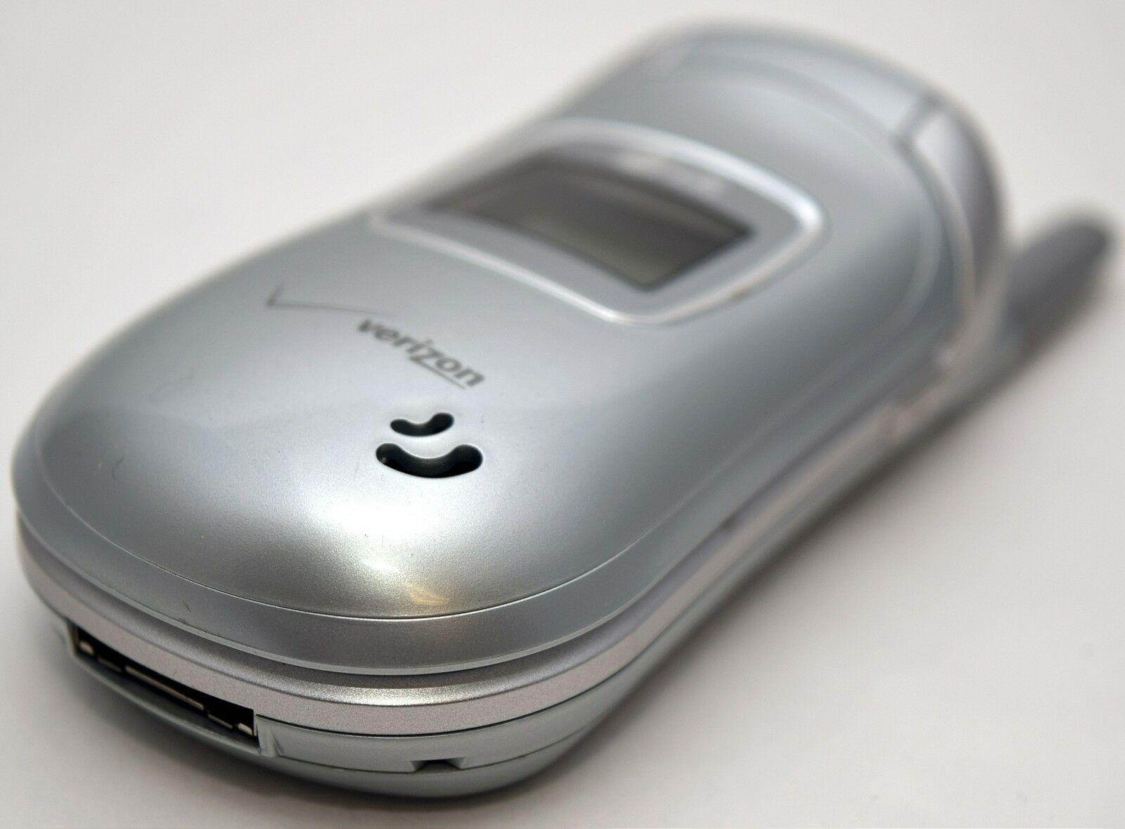 LG VX3450 Verizon Silver Flip Cell Phone Chaperone Family Locator Child GPS 2G