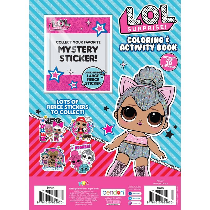 LOL Surprise Mystery Sticker Book - 