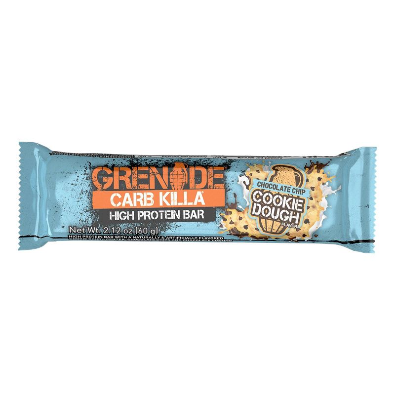 Grenade Carb Killa Cookie Dough Protein Candy Bar - 12pk
