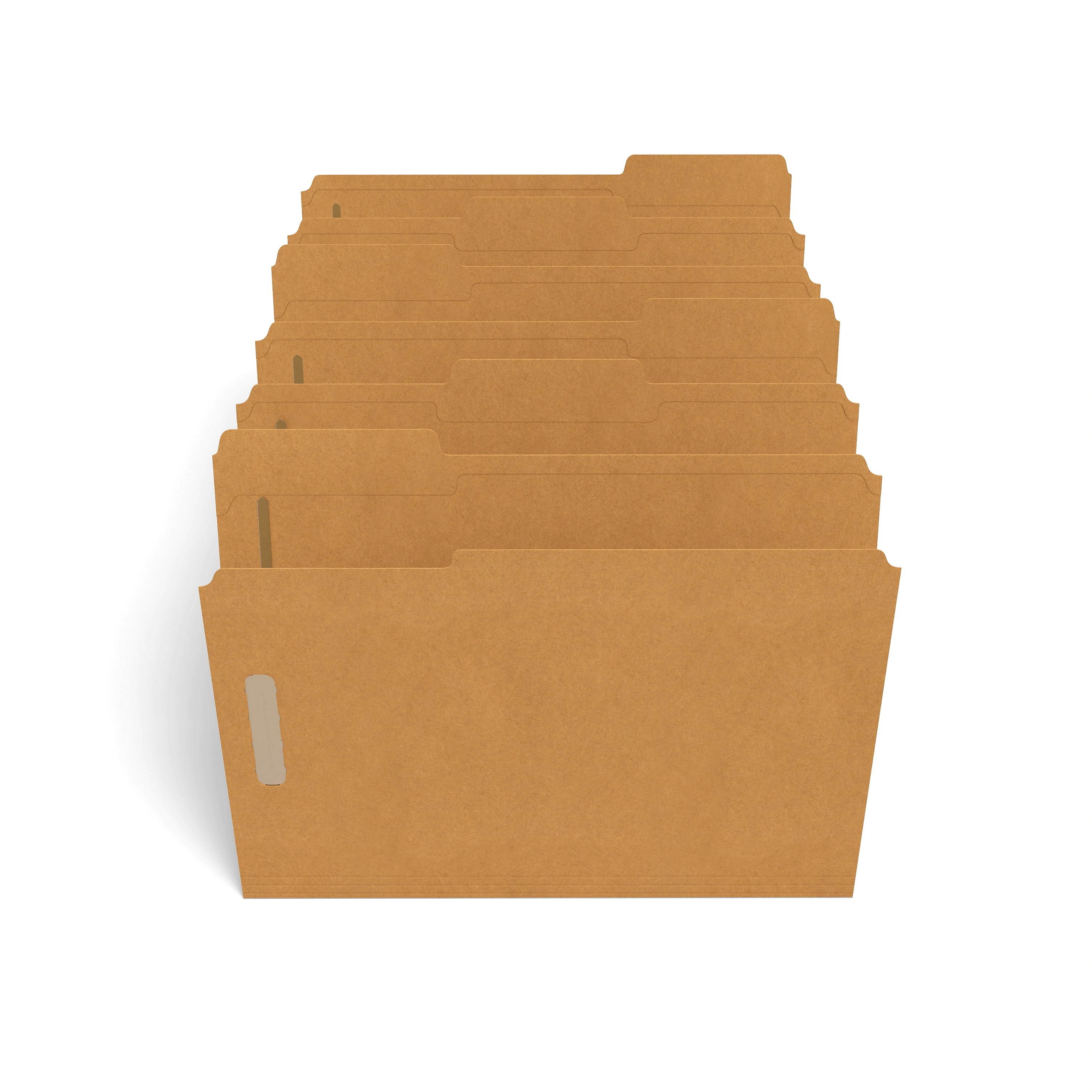 MyOfficeInnovations Reinforced Fastener Folders Letter Size Kraft 50/Box 831123