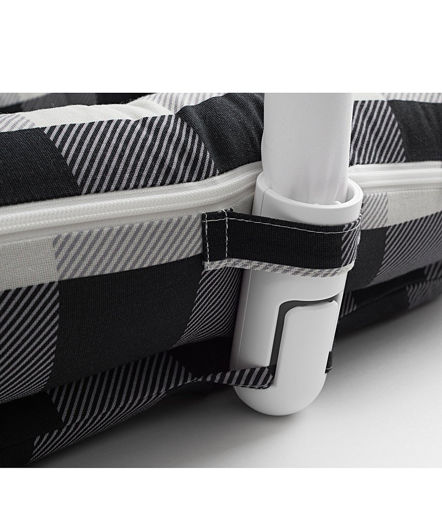 DockATot 0-8 Months Charcoal Buffalo Deluxe Dock Cover, Stage 1