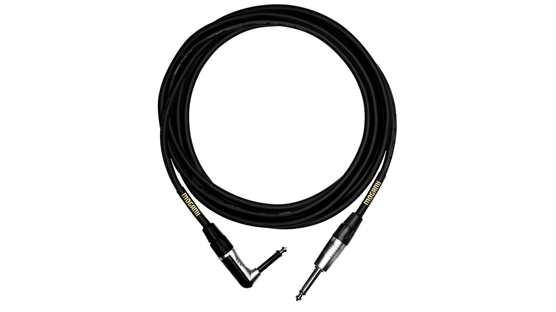 mogami mcp gt r 10 | 10 foot guitar right angle tto straight cable
