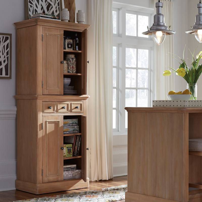 Cambridge Pantry White Washed - Home Styles