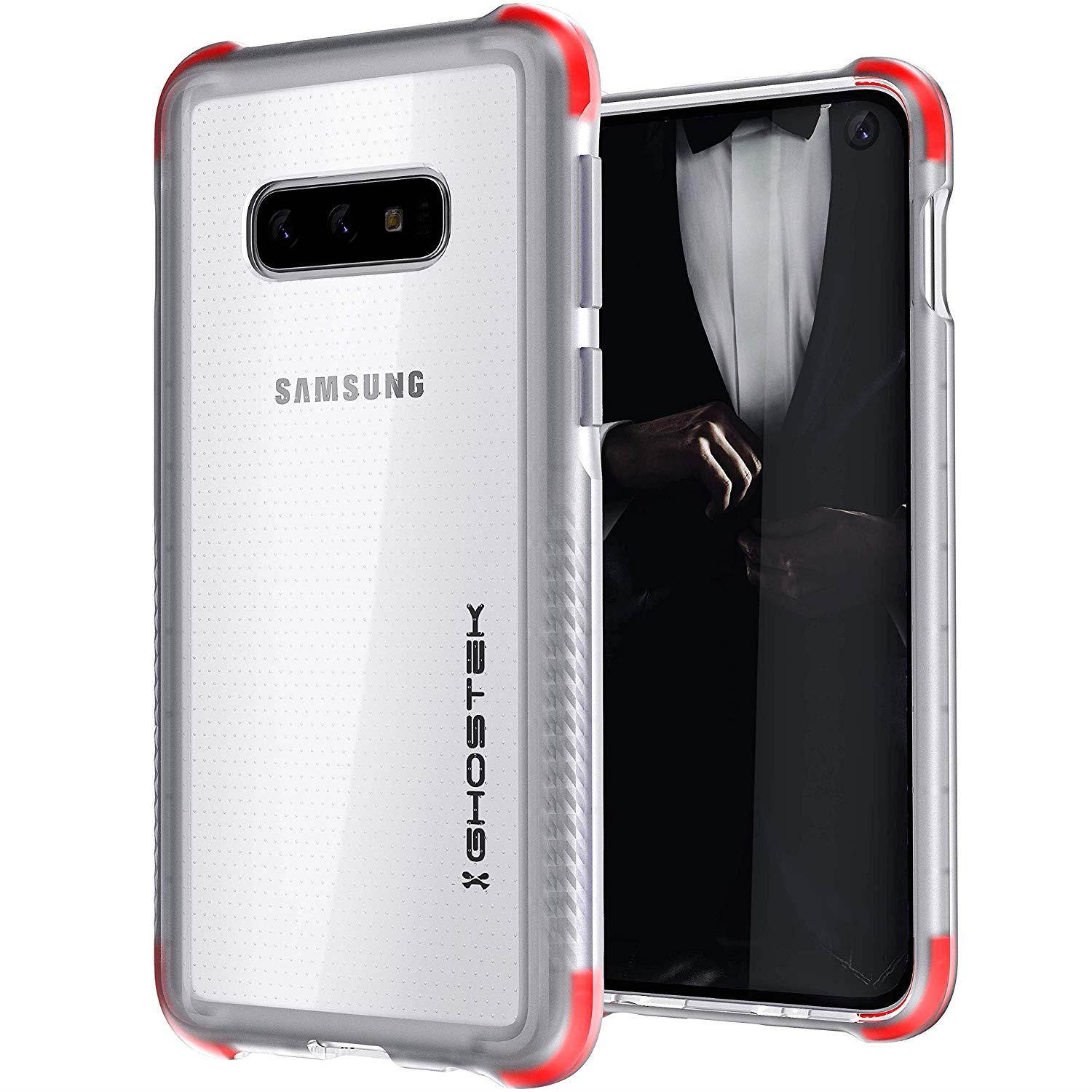 Ghostek Covert Clear Galaxy S10 Case with Super Slim Thin Design and Anti-Slip Grip Tough Shockproof Heavy Duty Protection and Wireless Charging Compatible for 2019 Galaxy S10 (6.1 Inch) - (Clear)