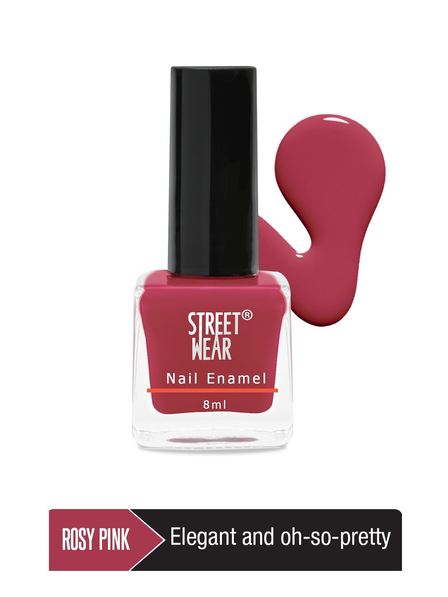 Street Wear Gloss Nail Enamel Rosy Pink - 8 ml