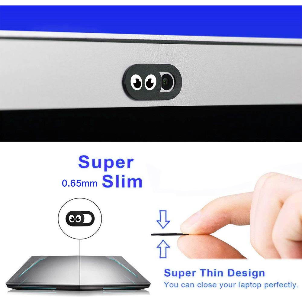 Webcam Cover, Laptop Camera Cover Slide (6Pack),Camera Privacy Cover Ultra-Thin Camera Blocker for Laptop Computer MacBook PC Echo Spot Tablet Smartphone iPad pro iMac,Protect Your Privacy