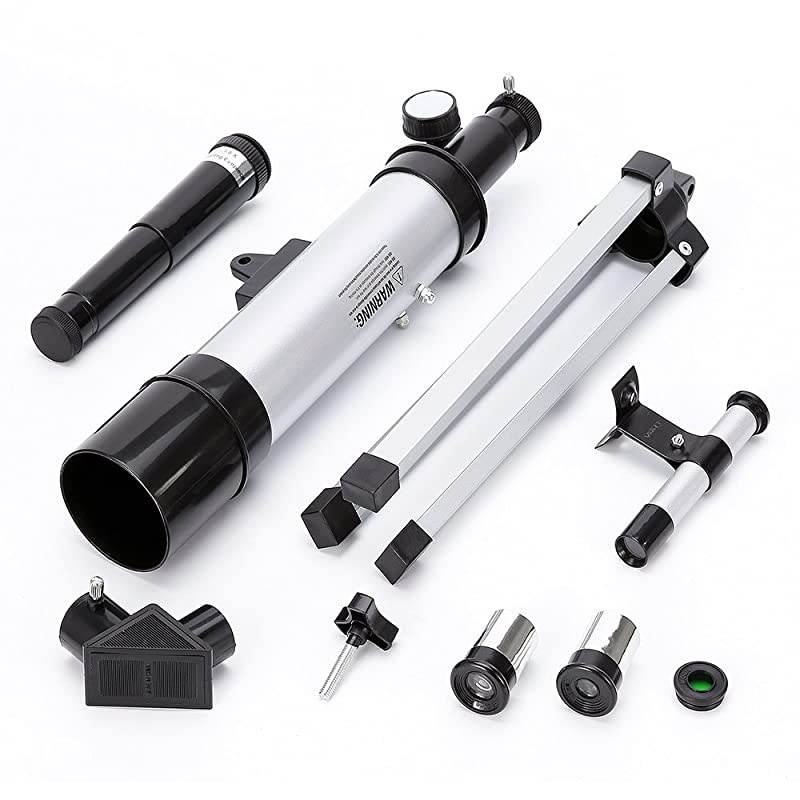 Star Finder with Tripod F36050 HD Zoom Monocular Space Astronomical Spotting Scope for Kids and Beginner Small