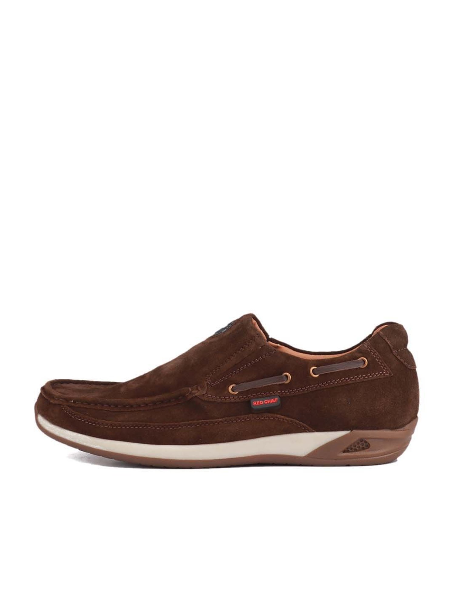 Red Chief Men's Brown Casual Slip-Ons