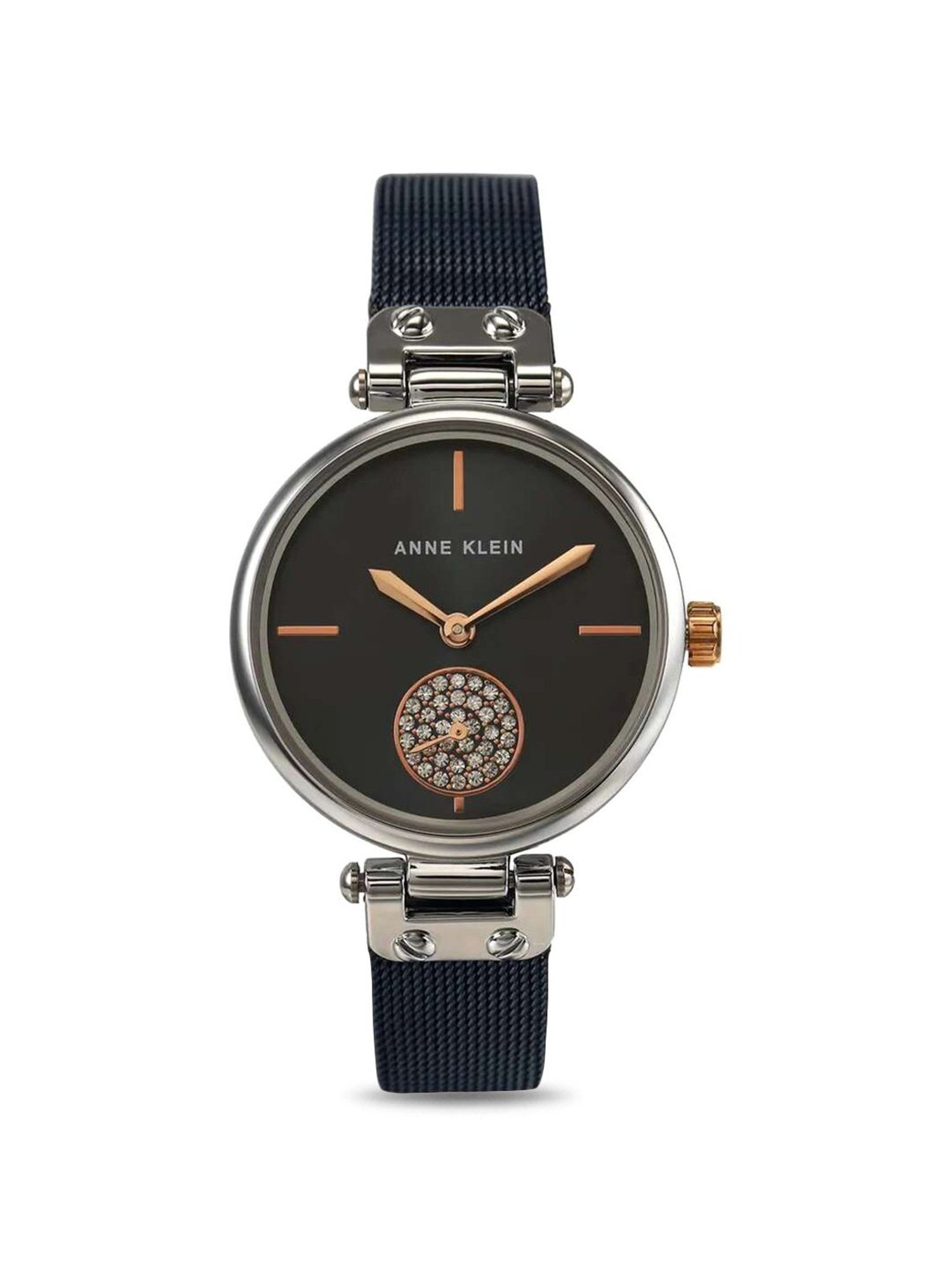 Anne Klein NBAK3001BLRT Analog Watch for Women