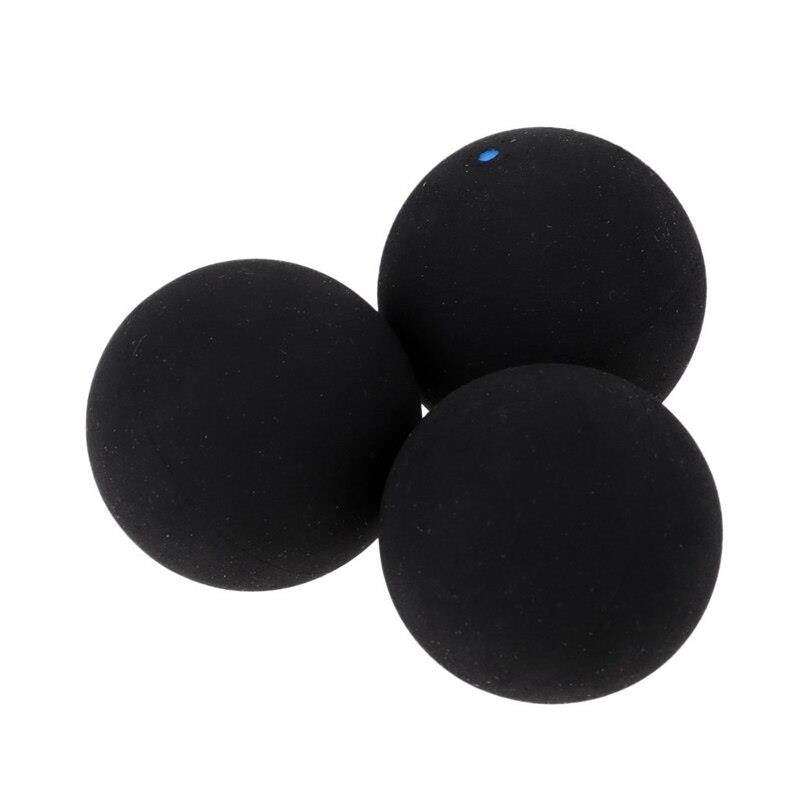 Squash Ball Blue Dot Fast Speed Sports Rubber Balls Professional Player Competition Squash(3 Pcs)