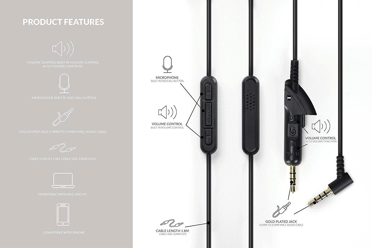 Elite Core SuperFlex Gold SFP-Y15QT Two 1/4-Inch TS to TRS Y Patch Cable 15-Feet