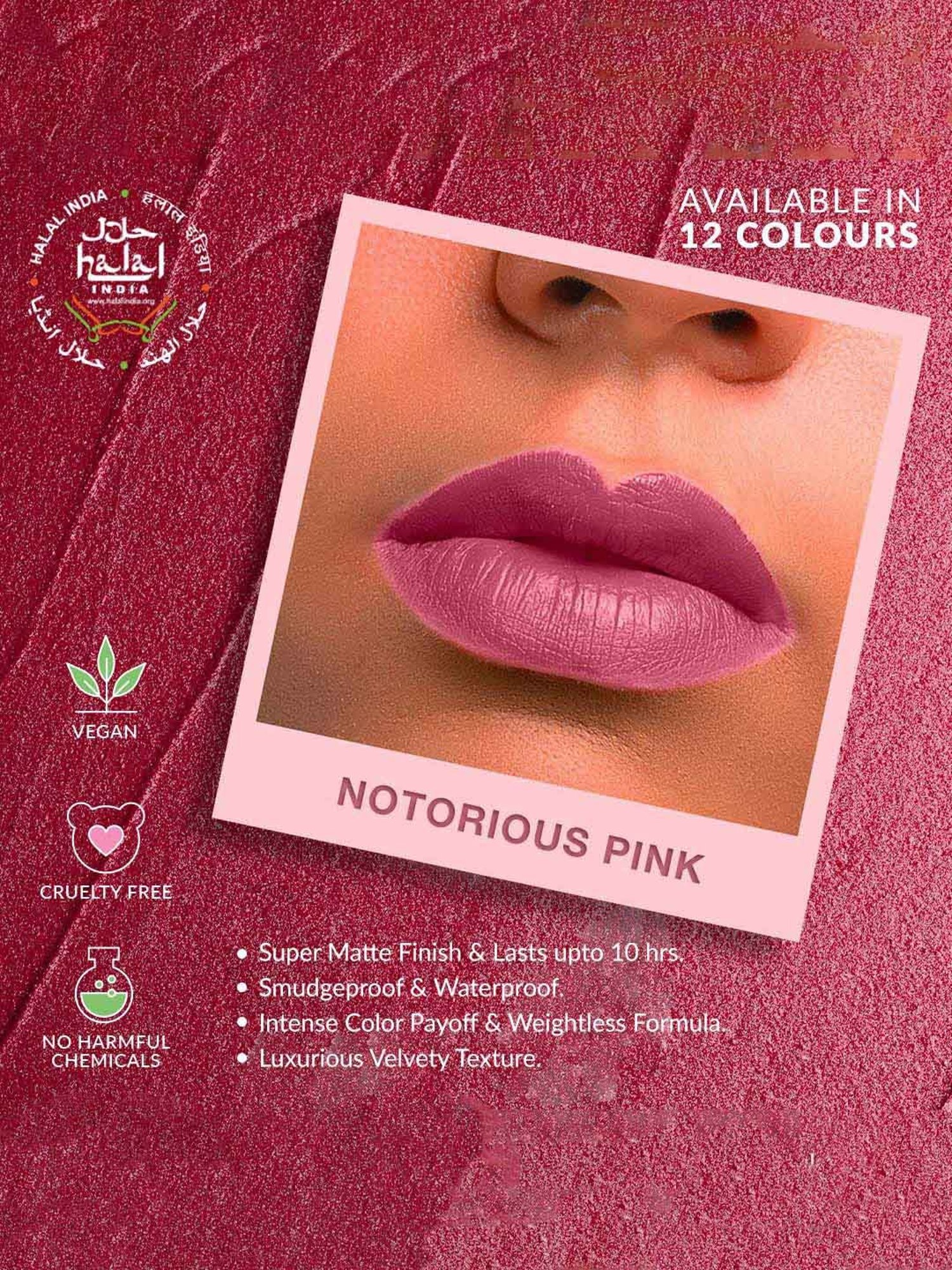 Littmuss O' It's Matte Liquid Lipstick Notorious Pink - 2.5 ml