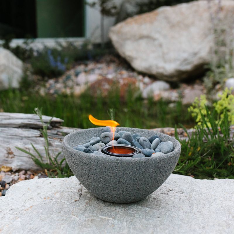 Basin Outdoor Table Top Fire Bowl - Graphite - Terra Flame