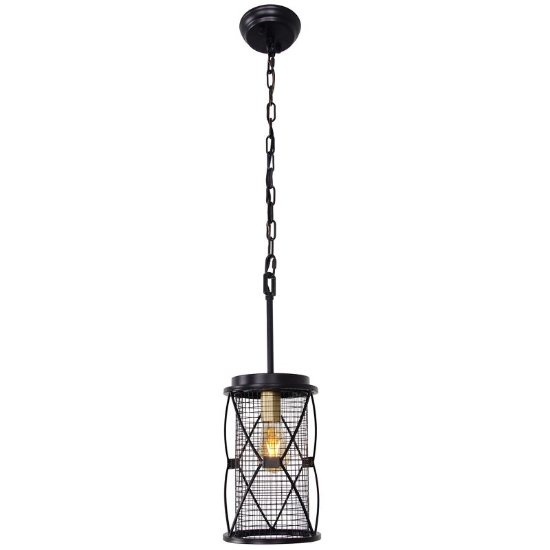 20" Harlequin 1 Light Pendant Warm Bronze Gold - Varaluz