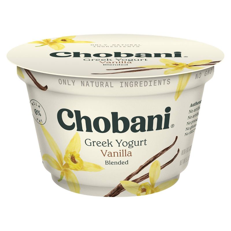 Chobani Vanilla Blended Nonfat Greek Yogurt - 5.3oz