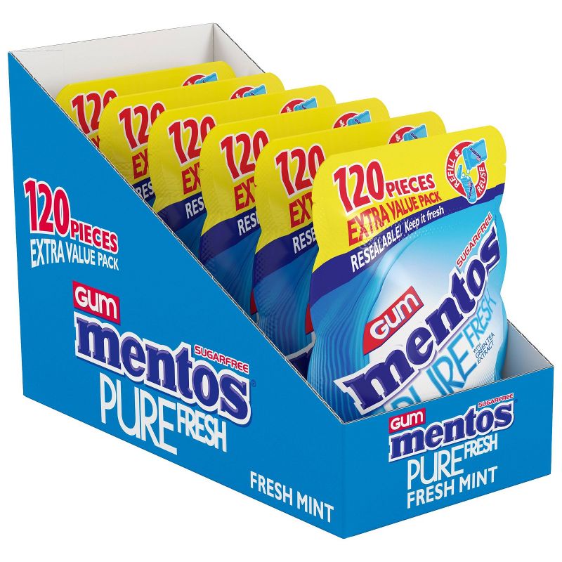 Mentos Fresh Mint Chewing Gum - 8.46oz