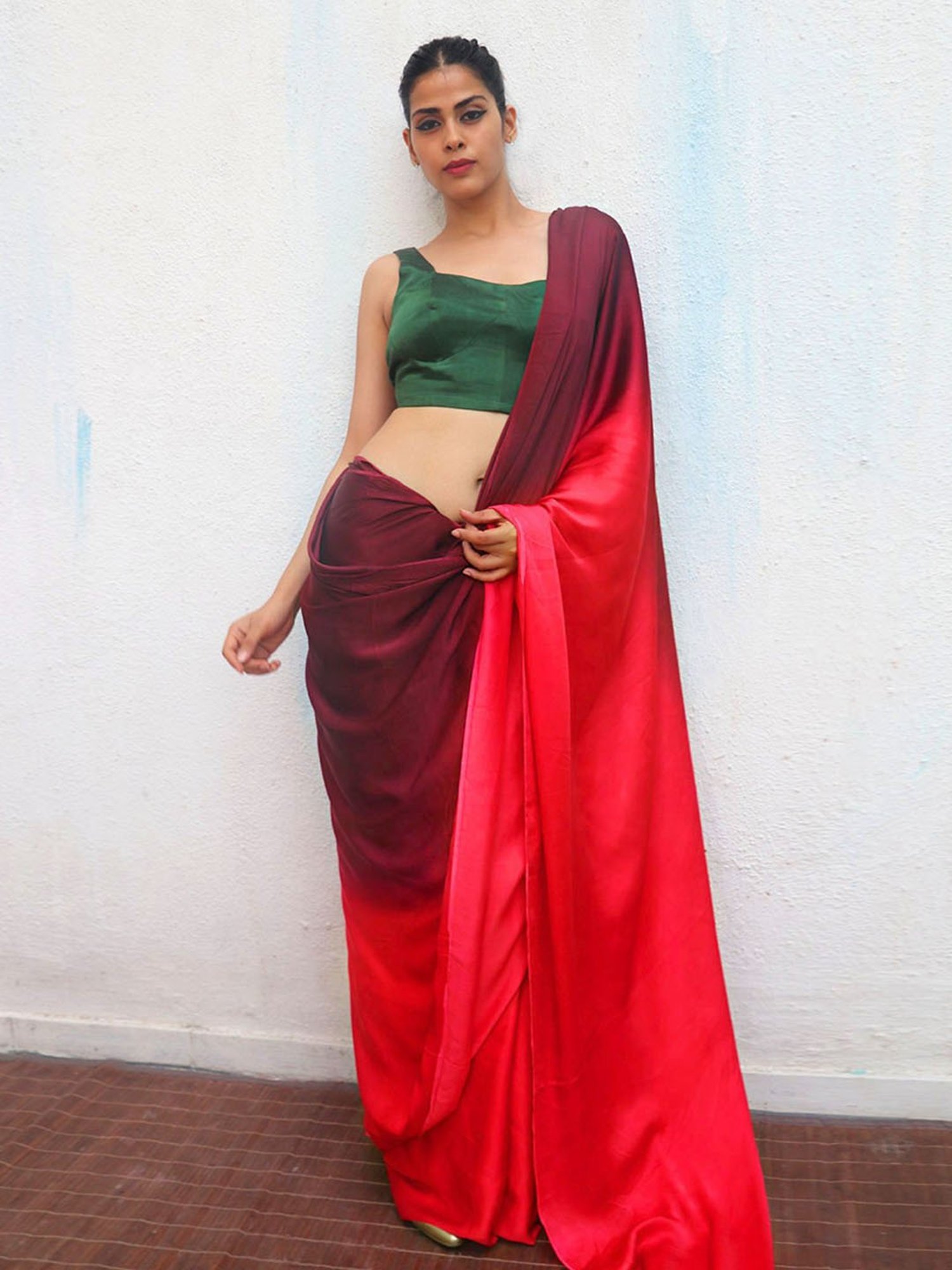 Chidiyaa Iravati Modal Silk Saree - SFLAR