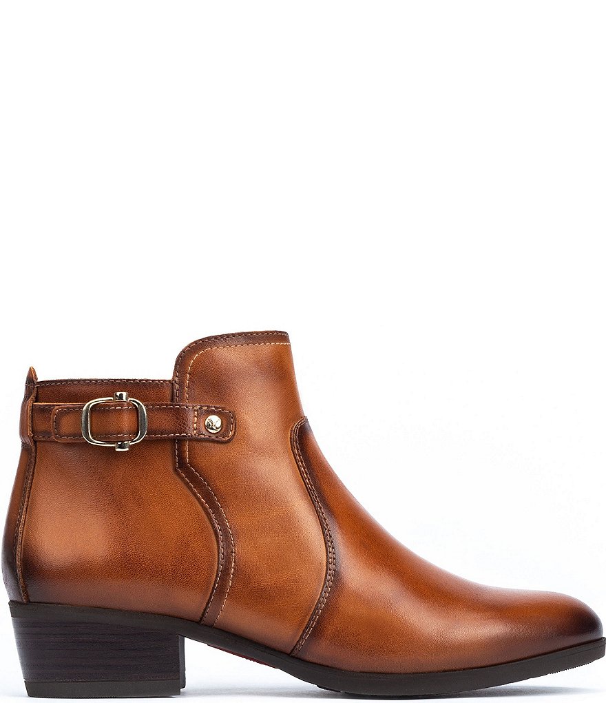 Pikolinos Daroca W1U Leather Block Heel Booties