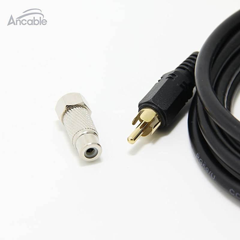 Video Cable with RF TV Connector for Atari 2600 Jr 7800 Colecovision Intellivision 6ft