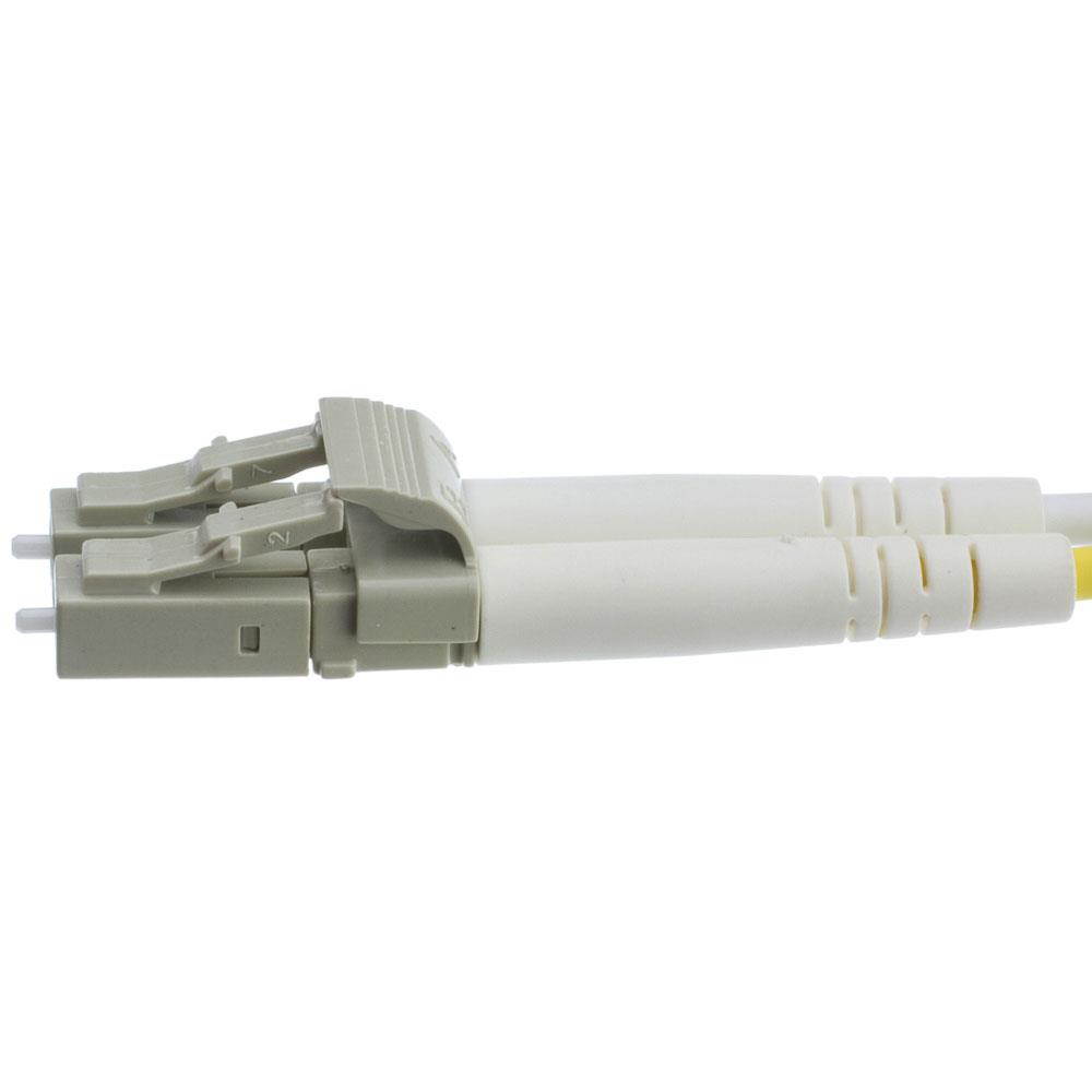 Plenum 10 Gigabit Aqua Fiber Optic Cable, LC / LC, Multimode, Duplex, 50/125, 1 meter (3.3 foot)