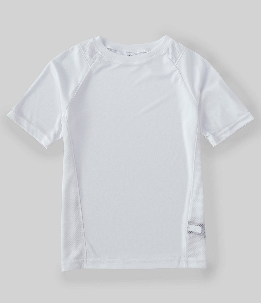 Kinetic by Class Club Big Boys 8-20 Short-Sleeve Mesh Accent Performance Tee