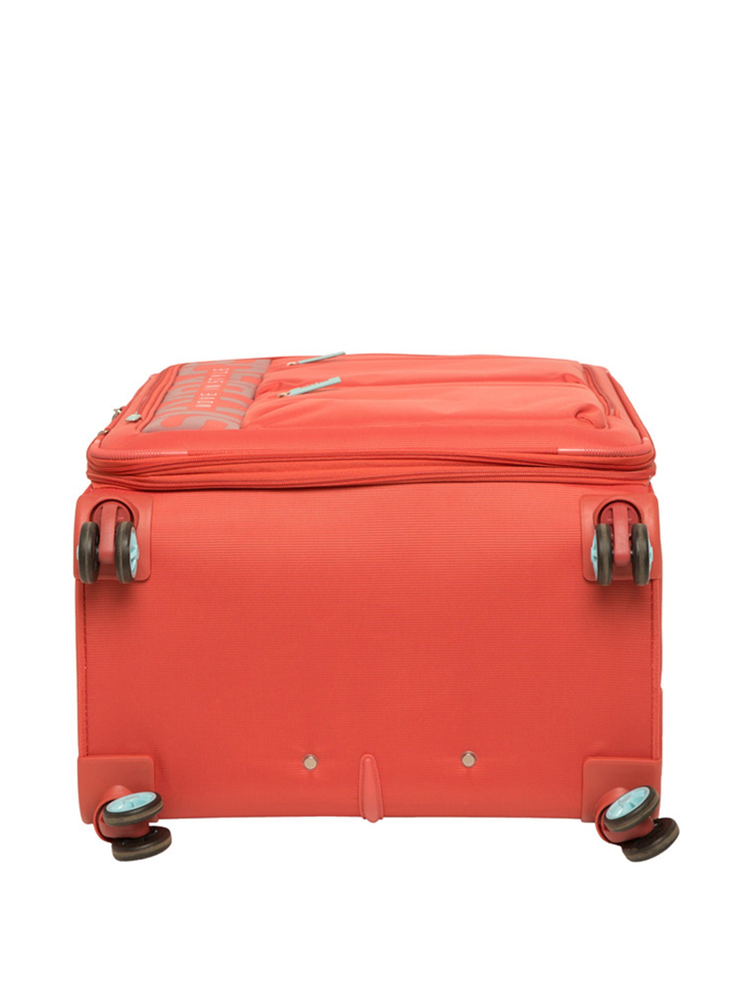 Skybags Vanguard Orange 4 Wheel Large Soft Cabin Trolley - 51 Inch