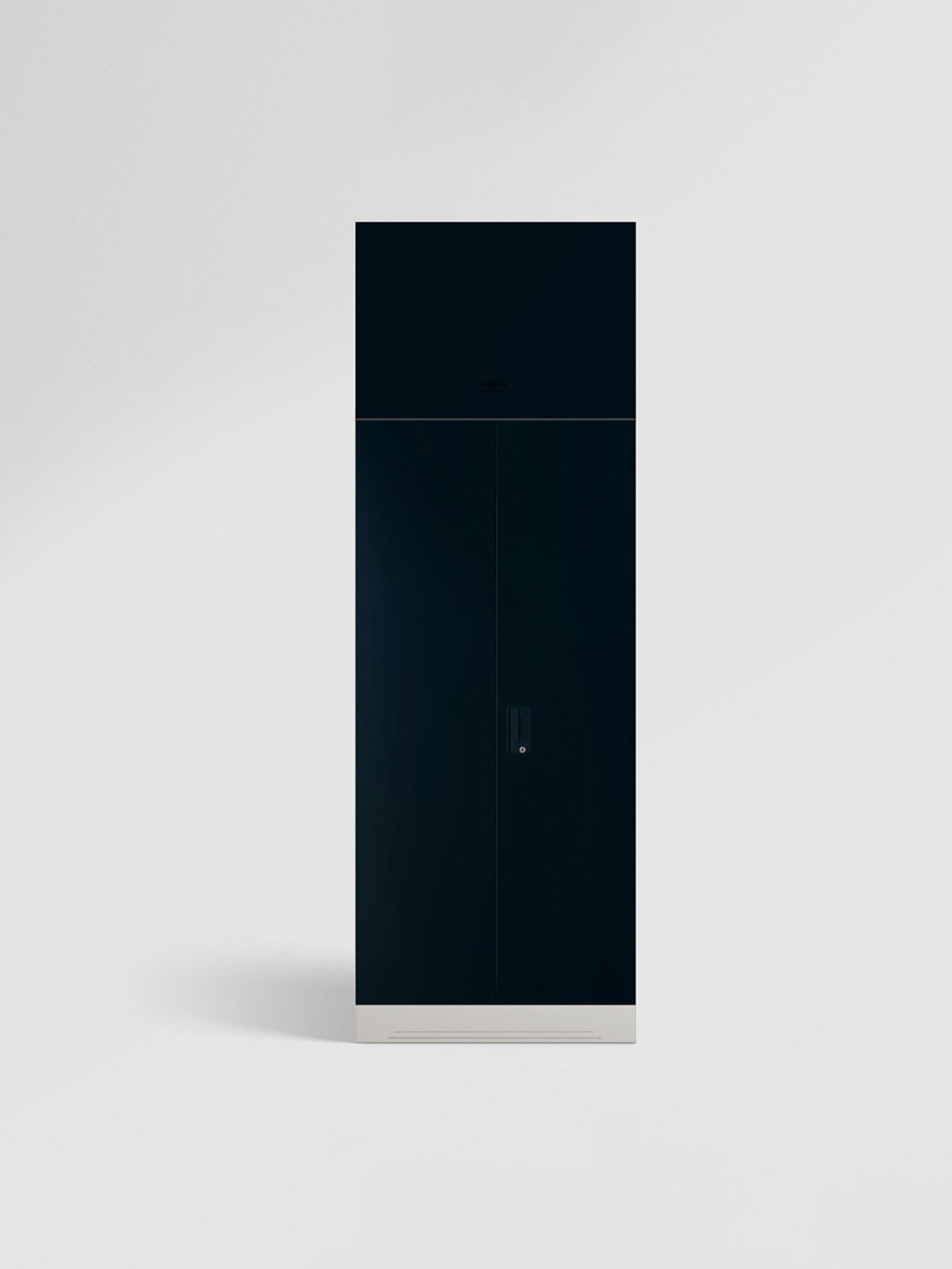 Godrej Interio Slimline 2-Door Steel Almirah, Blue (1-Year Warranty, 1 Locker, 1 Drawer,OHU)