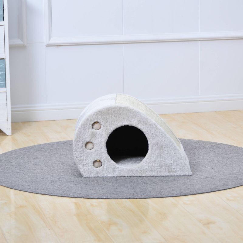 Hauspanther Step Perch Cat Scratcher - Espresso