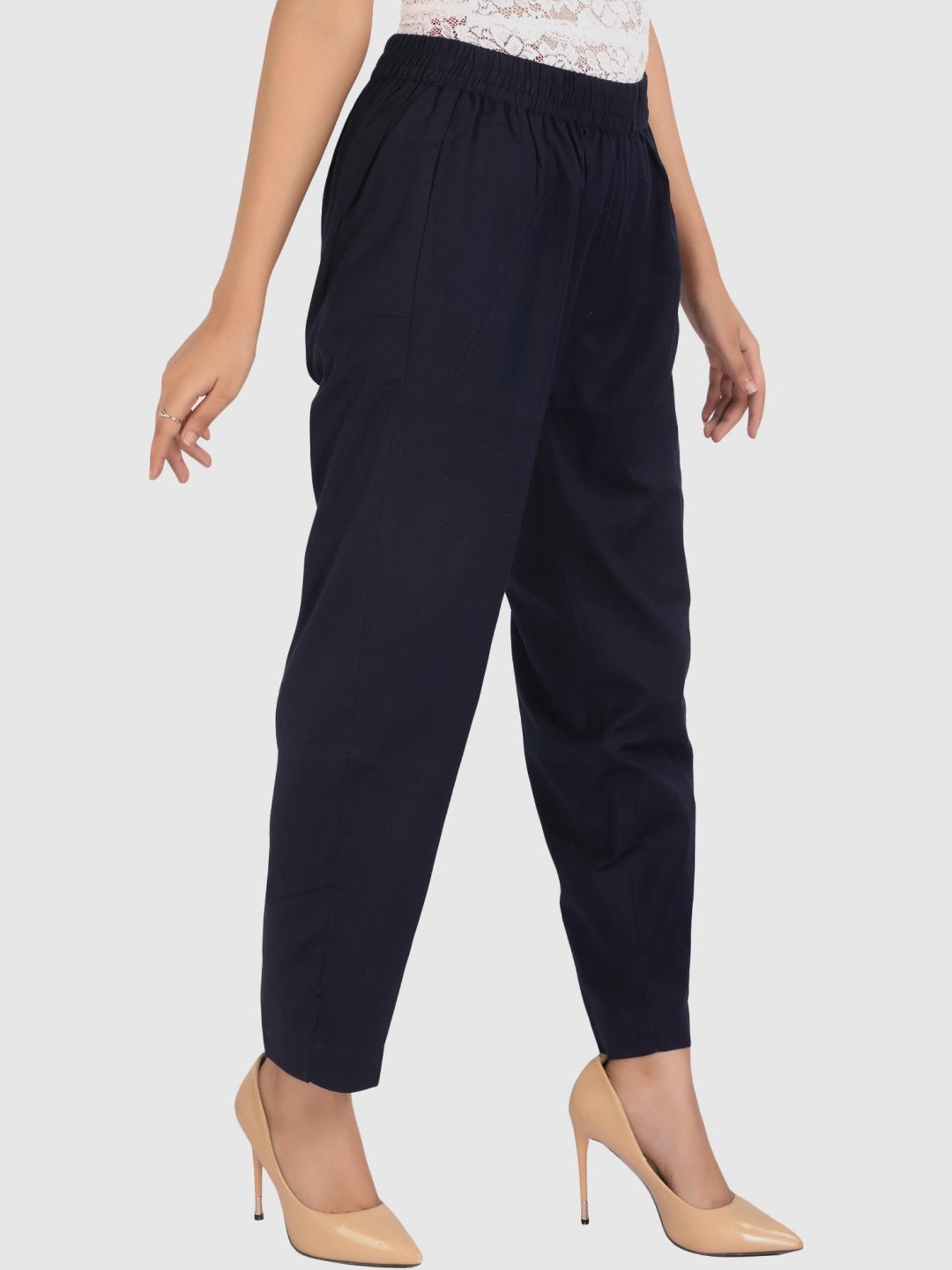 Cotton Culture Navy Cotton Pants
