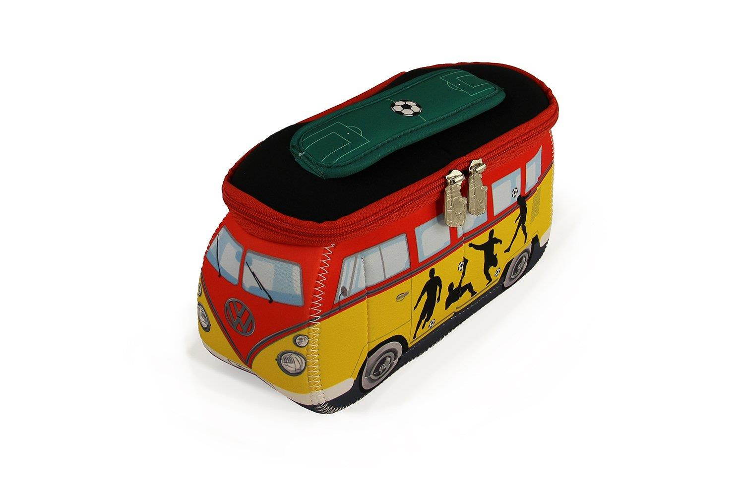 VW Collection by BRISA VW T1 Bus 3D Neoprene Small Universal Bag - German Football