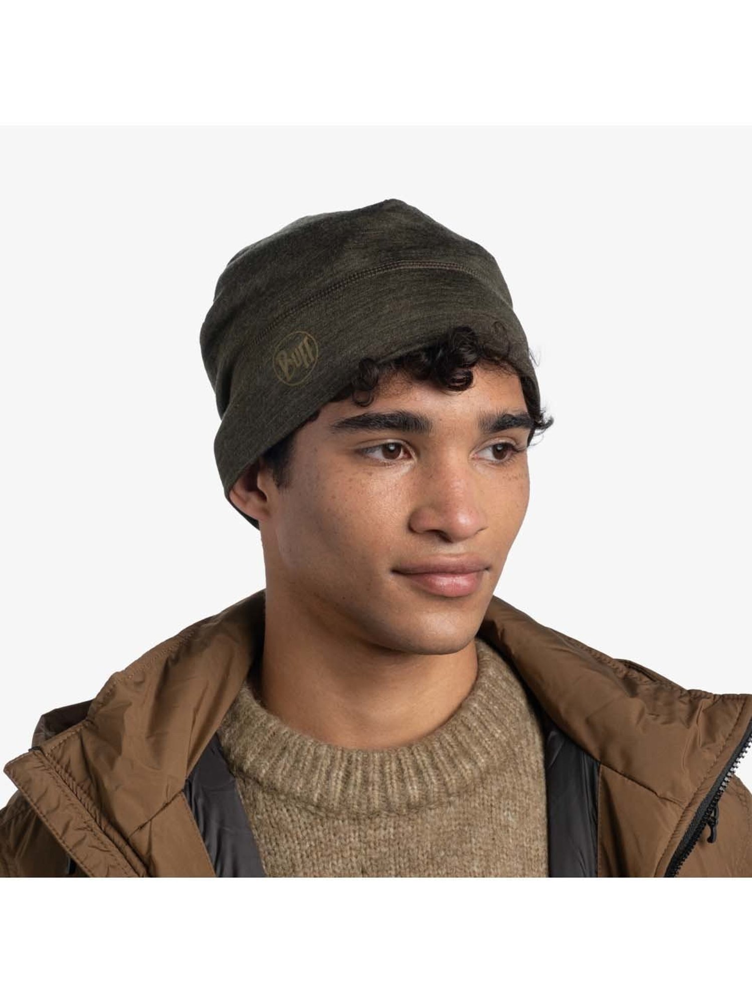 BUFF Merino Black Solid Beanies