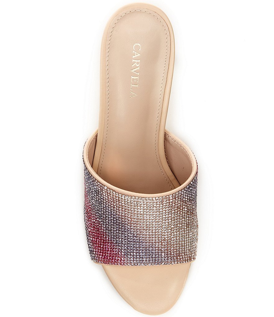 Carvela Great Ombre Glitz Detail Dress Mules