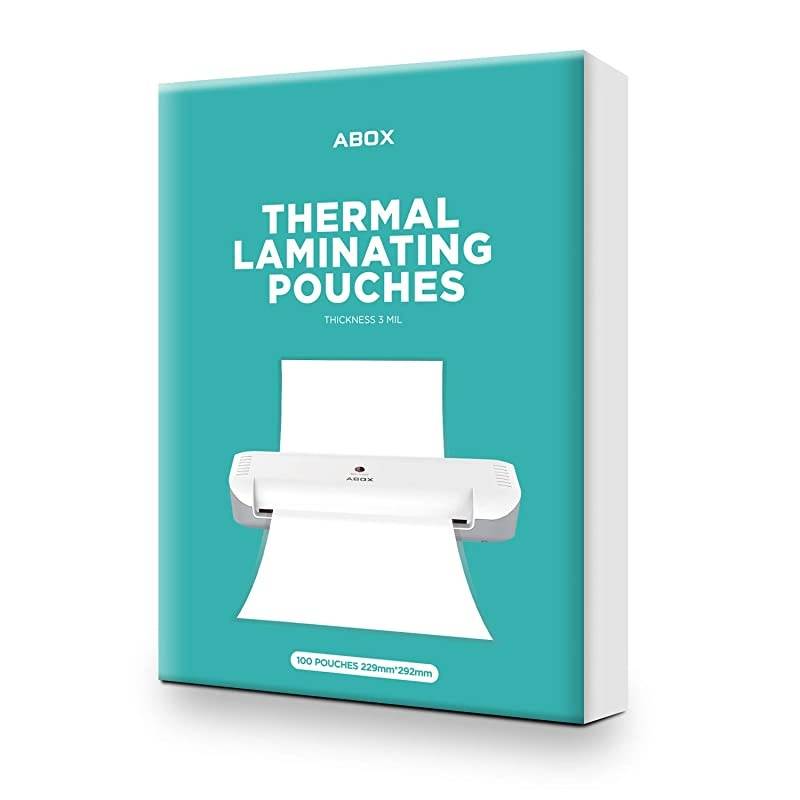 Thermal Laminating Pouches 100-Pack, 8.9" x 11.4", 3 mils, Letter Size