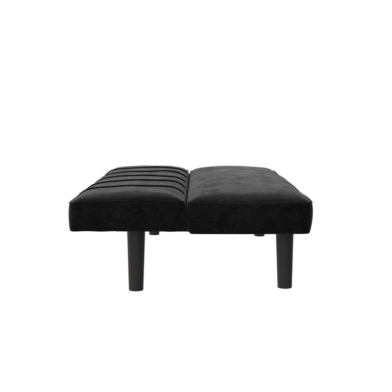 Ethan Futon Microfiber Black - Room & Joy