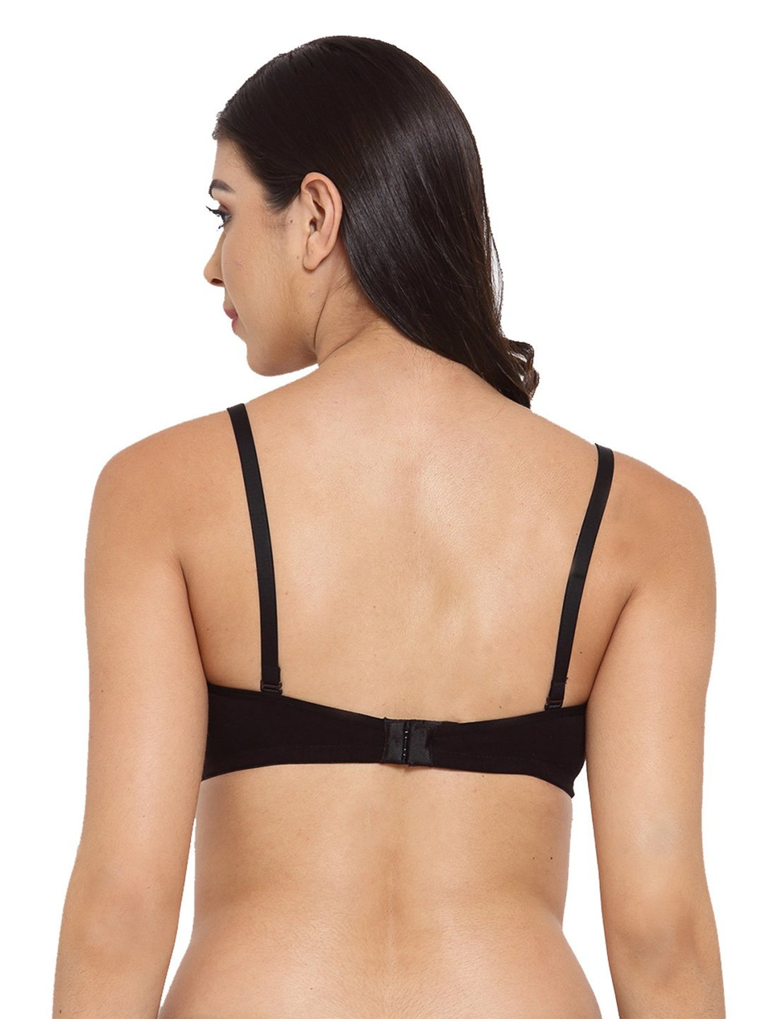 Inner Sense Black & Beige Full Coverage T-Shirt Bra - Pack of 3