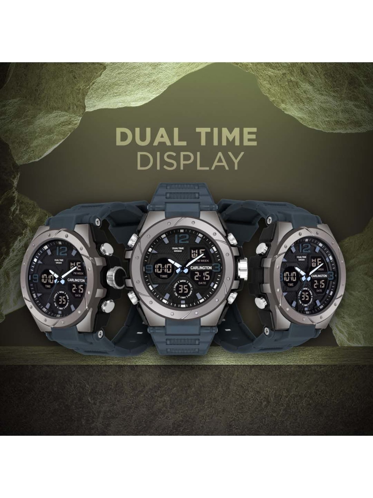 CARLINGTON Endurance 9105 Analog-Digital Watch for Men