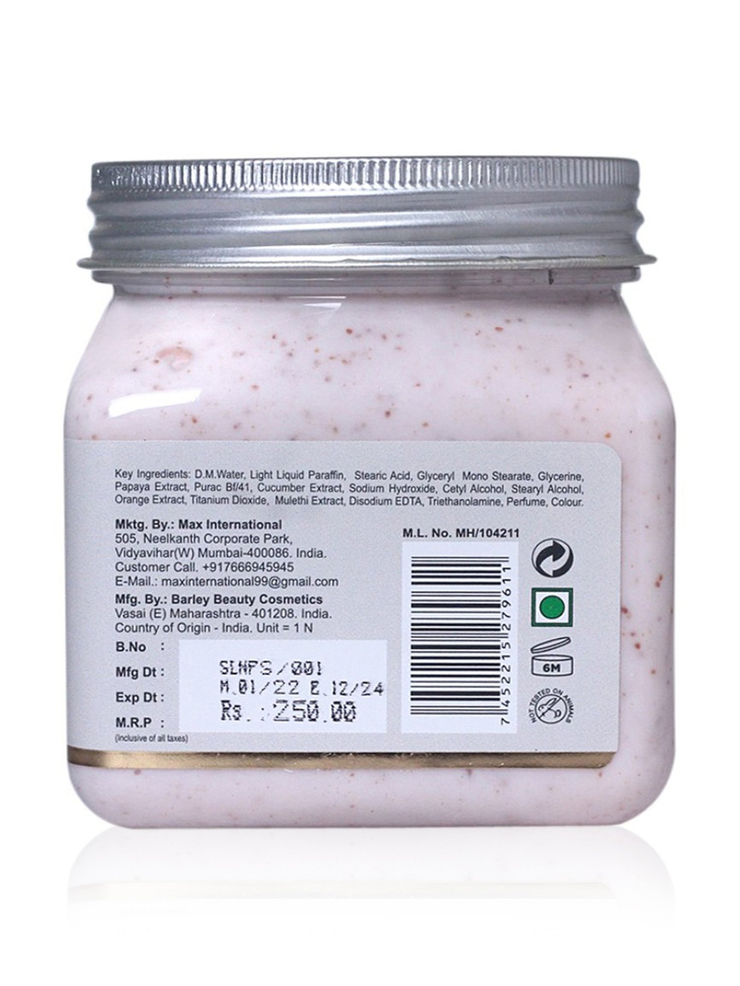 Jeva Skin Lightening Scrub - 380 ml