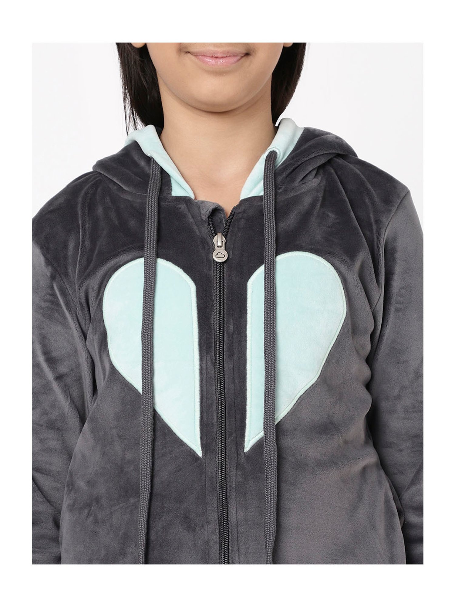 Sweet Dreams Kids Grey Solid Full Sleeves Tracksuit