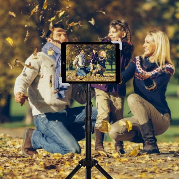 Black Tripod Mount Holder Stand Adjustable For 7-12inch i-Pad Air Tablet Mini PC