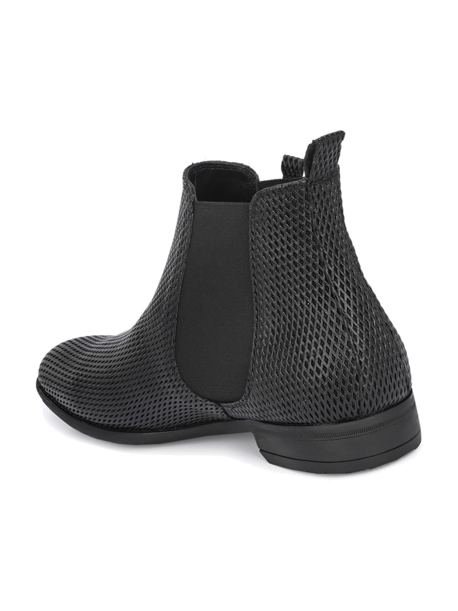 Hitz Men's Black Chelsea Boots