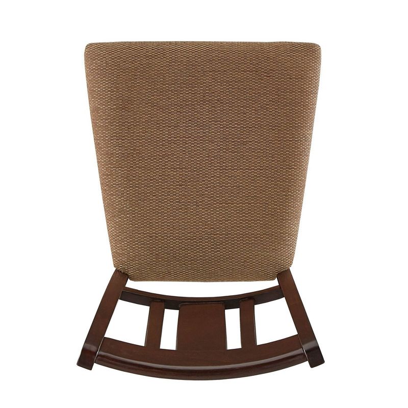 Set of 2 Haden Upholstered Dining Chairs Brown - Inspire Q