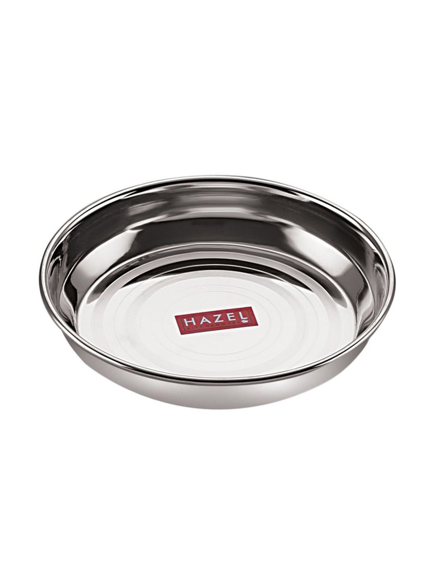 HAZEL Silver Stainless Steel 11 cm Breakfast Plate (0.15L) - Set of 1