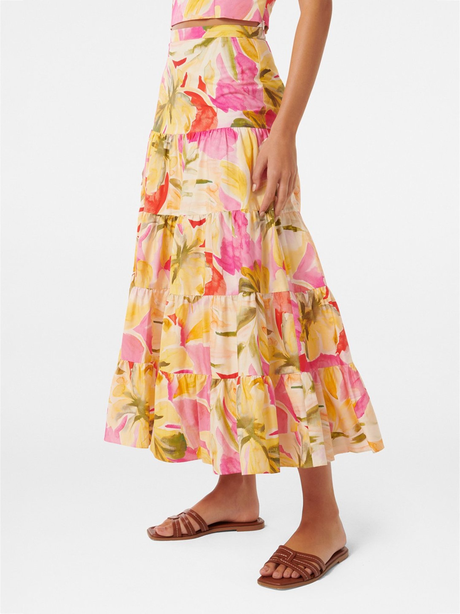 Forever New Tilly Tiered Midi Skirt