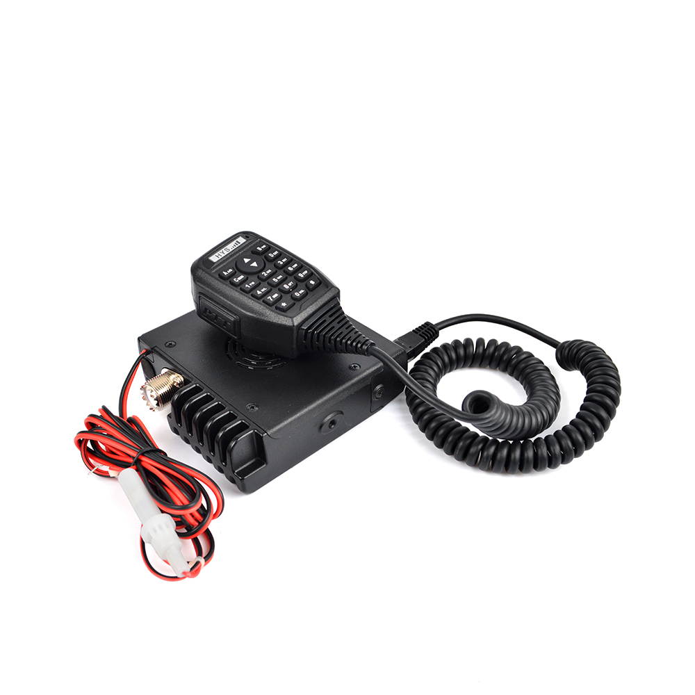 HYS 15W Dual Band VHF/UHF Car Mobile Radio FM Transceiver 136-174/400-490MHz FM Transceiver Amateur Ham Radio with USB Cable