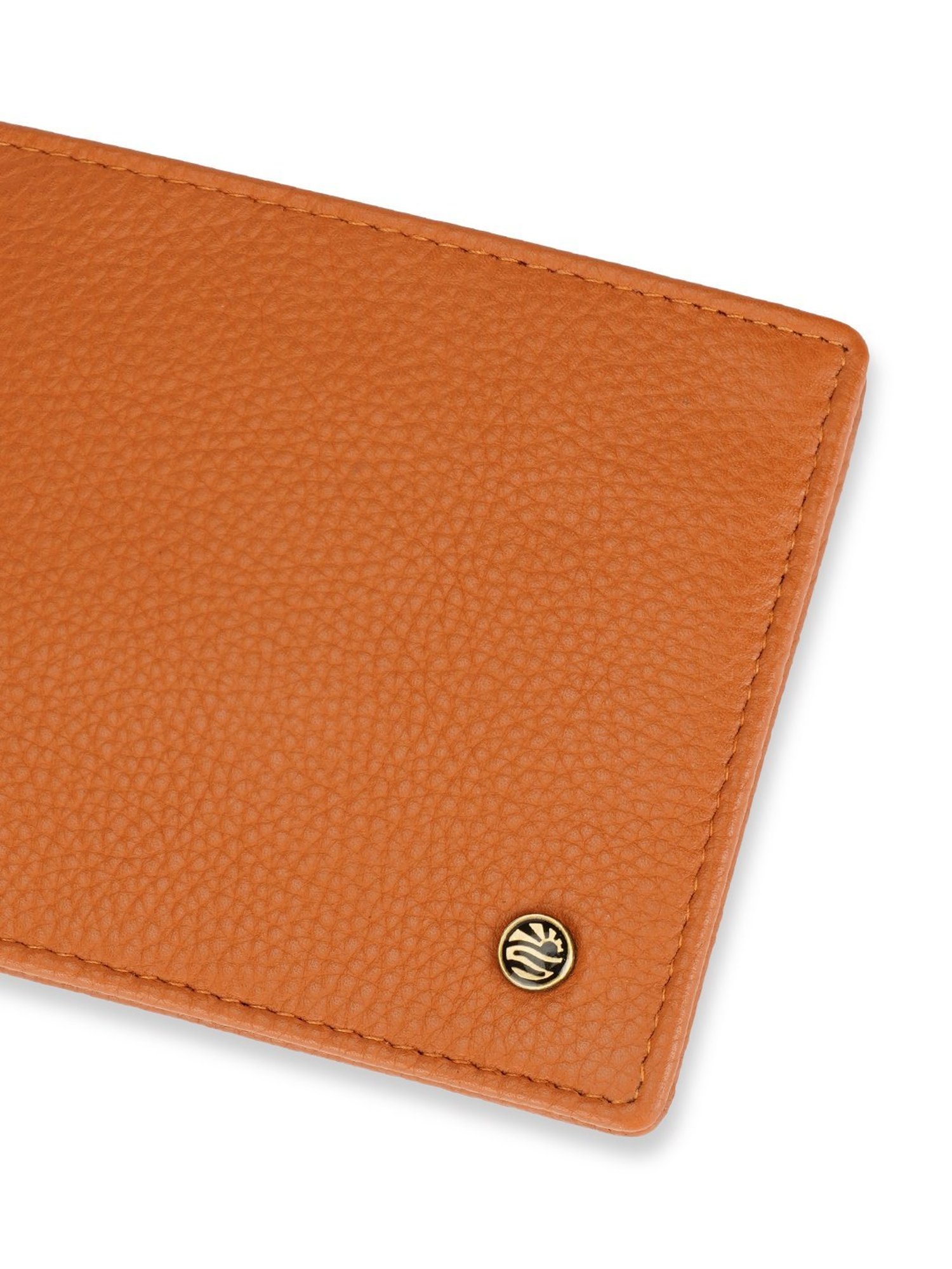 PERQUISITE Brown Casual Leather Bi-Fold Wallet for men